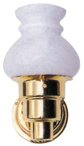 Allpa Copper Cabin Glow Lamp, Halogen, Wall Mounted, 12v/10w, Base Ø70mm, Glass Ø90mm, H=175mm - 078356 72dpi - 9078356