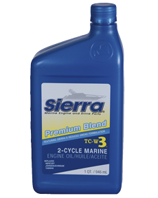Sierra Engine Oil "Blue" Premium Tc3-W3, 946ml, For Outboards 2-Takt - 641895002 72dpi - 641895002