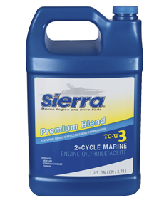Sierra Engine Oil "Blue" Premium Tc3-W3, 3.78l, For Outboards 2-Takt - 641895003 01 72dpi - 641895003