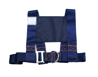Allpa Safety Harness 'Olympia' With Stainless Steel Buckle And Ring, Breast Size 800-1200mm, Navy - B1480120 72dpi - B1480120